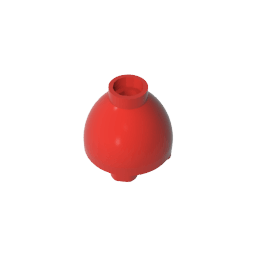 Brick Round 2 x 2 x 1 1/3 Inverted #24947 Brick Round 2 x 2 x 1 1/3 Inverted #24947 - 10-Red Lego Block Sets Alternative