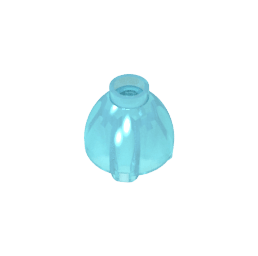 Brick Round 2 x 2 x 1 1/3 Inverted #24947 Brick Round 2 x 2 x 1 1/3 Inverted #24947 - 152-Trans Light Blue Lego Block Sets Alternative