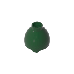 Brick Round 2 x 2 x 1 1/3 Inverted #24947 Brick Round 2 x 2 x 1 1/3 Inverted #24947 - 47-Dark Green Lego Block Sets Alternative