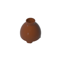 Brick Round 2 x 2 x 1 1/3 Inverted #24947 Brick Round 2 x 2 x 1 1/3 Inverted #24947 - 81-Reddish Brown Lego Block Sets Alternative