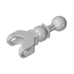Large Figure Skeletal, Limb, 5L with Ball Joint on Axle and Ball Socket #90609 Large Figure Skeletal, Limb, 5L with Ball Joint on Axle and Ball Socket #90609 - 71-Light Bluish Gray Lego Block Sets Alternative