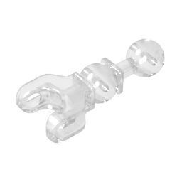 Large Figure Skeletal, Limb, 5L with Ball Joint on Axle and Ball Socket #90609 Large Figure Skeletal, Limb, 5L with Ball Joint on Axle and Ball Socket #90609 - 180-Trans Clear Lego Block Sets Alternative