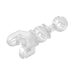 Large Figure Skeletal, Limb, 5L with Ball Joint on Axle and Ball Socket #90609 Large Figure Skeletal, Limb, 5L with Ball Joint on Axle and Ball Socket #90609 - 180-Trans Clear Lego Block Sets Alternative