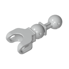 Large Figure Skeletal, Limb, 5L with Ball Joint on Axle and Ball Socket #90609 Large Figure Skeletal, Limb, 5L with Ball Joint on Axle and Ball Socket #90609 - 71-Light Bluish Gray Lego Block Sets Alternative