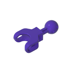 Large Figure Skeletal, Limb, 4L with Ball Joint on Axle and Ball Socket #90611 Large Figure Skeletal, Limb, 4L with Ball Joint on Axle and Ball Socket #90611 - 60-Dark Purple Lego Block Sets Alternative