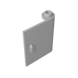 Door 1 x 3 x 3 Right – Open Between Top and Bottom Hinge #60657 Door 1 x 3 x 3 Right – Open Between Top and Bottom Hinge #60657 - 71-Light Bluish Gray Lego Block Sets Alternative