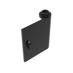 Door 1 x 3 x 3 Right – Open Between Top and Bottom Hinge #60657 Door 1 x 3 x 3 Right – Open Between Top and Bottom Hinge #60657 - 80-Black Lego Block Sets Alternative