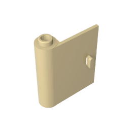 Door 1 x 3 x 3 Left – Open Between Top and Bottom Hinge #60658 Door 1 x 3 x 3 Left – Open Between Top and Bottom Hinge #60658 - 31-Tan Lego Block Sets Alternative