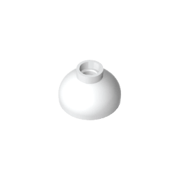 Brick Round 2 x 2 Dome Bottom [Open Stud] #15395 Brick Round 2 x 2 Dome Bottom [Open Stud] #15395 - 91-White Lego Block Sets Alternative