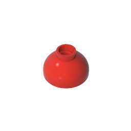 Brick Round 2 x 2 Dome Bottom [Open Stud] #15395 Brick Round 2 x 2 Dome Bottom [Open Stud] #15395 - 10-Red Lego Block Sets Alternative