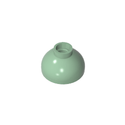 Brick Round 2 x 2 Dome Bottom [Open Stud] #15395 Brick Round 2 x 2 Dome Bottom [Open Stud] #15395 - 48-Sand Green Lego Block Sets Alternative