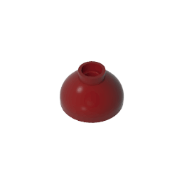 Brick Round 2 x 2 Dome Bottom [Open Stud] #15395 Brick Round 2 x 2 Dome Bottom [Open Stud] #15395 - 14-Dark Red Lego Block Sets Alternative