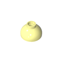 Brick Round 2 x 2 Dome Bottom [Open Stud] #15395 Brick Round 2 x 2 Dome Bottom [Open Stud] #15395 - 33-Bright Light Yellow Lego Block Sets Alternative