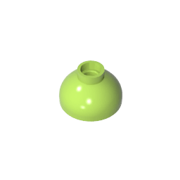Brick Round 2 x 2 Dome Bottom [Open Stud] #15395 Brick Round 2 x 2 Dome Bottom [Open Stud] #15395 - 42-Lime Lego Block Sets Alternative
