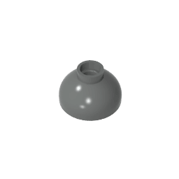Brick Round 2 x 2 Dome Bottom [Open Stud] #15395 Brick Round 2 x 2 Dome Bottom [Open Stud] #15395 - 72-Dark Bluish Gray Lego Block Sets Alternative