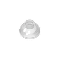 Brick Round 2 x 2 Dome Bottom [Open Stud] #15395 Brick Round 2 x 2 Dome Bottom [Open Stud] #15395 - 180-Trans Clear Lego Block Sets Alternative