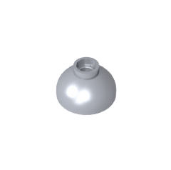 Brick Round 2 x 2 Dome Bottom [Open Stud] #15395 Brick Round 2 x 2 Dome Bottom [Open Stud] #15395 - 73-Flat Silver Lego Block Sets Alternative