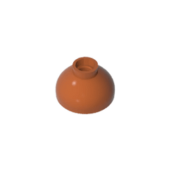 Brick Round 2 x 2 Dome Bottom [Open Stud] #15395 Brick Round 2 x 2 Dome Bottom [Open Stud] #15395 - 83-Dark Orange Lego Block Sets Alternative