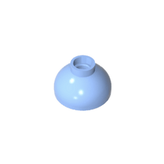 Brick Round 2 x 2 Dome Bottom [Open Stud] #15395 Brick Round 2 x 2 Dome Bottom [Open Stud] #15395 - 53-Bright Light Blue Lego Block Sets Alternative