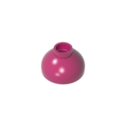 Brick Round 2 x 2 Dome Bottom [Open Stud] #15395 Brick Round 2 x 2 Dome Bottom [Open Stud] #15395 - 13-Magenta Lego Block Sets Alternative