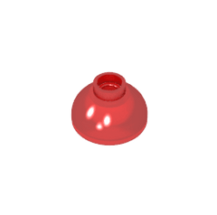 Brick Round 2 x 2 Dome Bottom [Open Stud] #15395 Brick Round 2 x 2 Dome Bottom [Open Stud] #15395 - 110-Trans Red Lego Block Sets Alternative