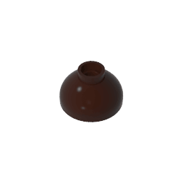 Brick Round 2 x 2 Dome Bottom [Open Stud] #15395 Brick Round 2 x 2 Dome Bottom [Open Stud] #15395 - 82-Dark Brown Lego Block Sets Alternative