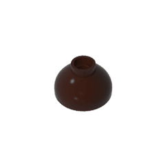 Brick Round 2 x 2 Dome Bottom [Open Stud] #15395 Brick Round 2 x 2 Dome Bottom [Open Stud] #15395 - 82-Dark Brown Lego Block Sets Alternative