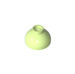 Brick Round 2 x 2 Dome Bottom [Open Stud] #15395 Brick Round 2 x 2 Dome Bottom [Open Stud] #15395 - 44-Yellowish Green Lego Block Sets Alternative