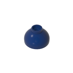 Brick Round 2 x 2 Dome Bottom [Open Stud] #15395 Brick Round 2 x 2 Dome Bottom [Open Stud] #15395 - 55-Dark Blue Lego Block Sets Alternative