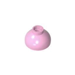 Brick Round 2 x 2 Dome Bottom [Open Stud] #15395 Brick Round 2 x 2 Dome Bottom [Open Stud] #15395 - 11-Bright Pink Lego Block Sets Alternative