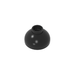 Brick Round 2 x 2 Dome Bottom [Open Stud] #15395 Brick Round 2 x 2 Dome Bottom [Open Stud] #15395 - 80-Black Lego Block Sets Alternative