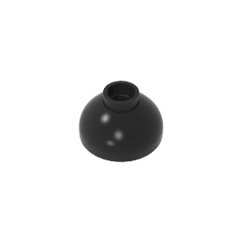Brick Round 2 x 2 Dome Bottom [Open Stud] #15395 Brick Round 2 x 2 Dome Bottom [Open Stud] #15395 - 80-Black Lego Block Sets Alternative