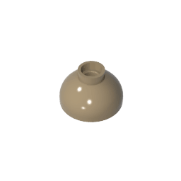Brick Round 2 x 2 Dome Bottom [Open Stud] #15395 Brick Round 2 x 2 Dome Bottom [Open Stud] #15395 - 34-Dark Tan Lego Block Sets Alternative