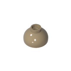 Brick Round 2 x 2 Dome Bottom [Open Stud] #15395 Brick Round 2 x 2 Dome Bottom [Open Stud] #15395 - 34-Dark Tan Lego Block Sets Alternative