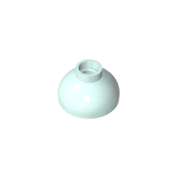 Brick Round 2 x 2 Dome Bottom [Open Stud] #15395 Brick Round 2 x 2 Dome Bottom [Open Stud] #15395 - 45-Light Aqua Lego Block Sets Alternative