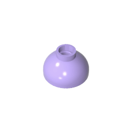 Brick Round 2 x 2 Dome Bottom [Open Stud] #15395 Brick Round 2 x 2 Dome Bottom [Open Stud] #15395 - 63-Lavender Lego Block Sets Alternative