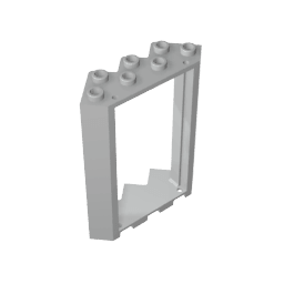 Door Frame 4 x 4 x 6 Corner #28327 Door Frame 4 x 4 x 6 Corner #28327 - 71-Light Bluish Gray Lego Block Sets Alternative