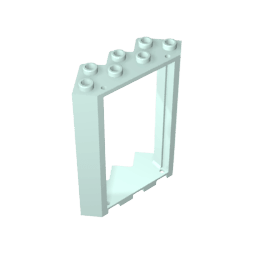 Door Frame 4 x 4 x 6 Corner #28327 Door Frame 4 x 4 x 6 Corner #28327 - 45-Light Aqua Lego Block Sets Alternative