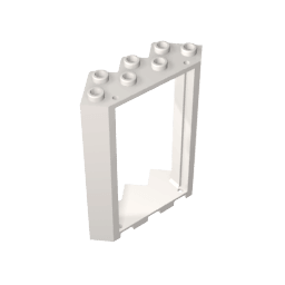 Door Frame 4 x 4 x 6 Corner #28327 Door Frame 4 x 4 x 6 Corner #28327 - 90-White Lego Block Sets Alternative