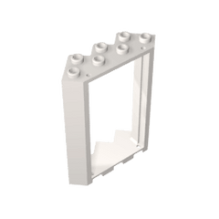 Door Frame 4 x 4 x 6 Corner #28327 Door Frame 4 x 4 x 6 Corner #28327 - 90-White Lego Block Sets Alternative