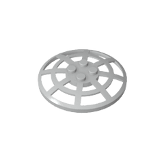 Dish 6 x 6 Inverted [Radar / Webbed / anti-studs at 90°] #4285 Dish 6 x 6 Inverted [Radar / Webbed / anti-studs at 90°] #4285 - 71-Light Bluish Gray Lego Block Sets Alternative