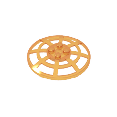 Dish 6 x 6 Inverted [Radar / Webbed / anti-studs at 90°] #4285 Dish 6 x 6 Inverted [Radar / Webbed / anti-studs at 90°] #4285 - 120-Trans Orange Lego Block Sets Alternative