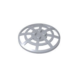 Dish 6 x 6 Inverted [Radar / Webbed / anti-studs at 90°] #4285 Dish 6 x 6 Inverted [Radar / Webbed / anti-studs at 90°] #4285 - 73-Flat Silver Lego Block Sets Alternative