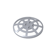 Dish 6 x 6 Inverted [Radar / Webbed / anti-studs at 90°] #4285 Dish 6 x 6 Inverted [Radar / Webbed / anti-studs at 90°] #4285 - 73-Flat Silver Lego Block Sets Alternative