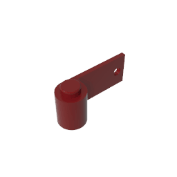 Door 1 x 3 x 1 Right #3821 Door 1 x 3 x 1 Right #3821 - 14-Dark Red Lego Block Sets Alternative