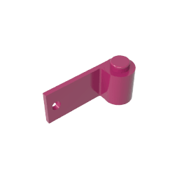 Door 1 x 3 x 1 Left #3822 Door 1 x 3 x 1 Left #3822 - 13-Magenta Lego Block Sets Alternative