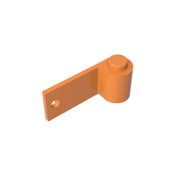 Door 1 x 3 x 1 Left #3822 Door 1 x 3 x 1 Left #3822 - 21-Orange Lego Block Sets Alternative