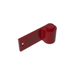 Door 1 x 3 x 1 Left #3822 Door 1 x 3 x 1 Left #3822 - 14-Dark Red Lego Block Sets Alternative
