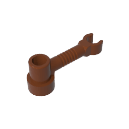 Bar 1 x 3 [Clip / Anti-Stud] #4735 Bar 1 x 3 [Clip / Anti-Stud] #4735 - 81-Reddish Brown Lego Block Sets Alternative