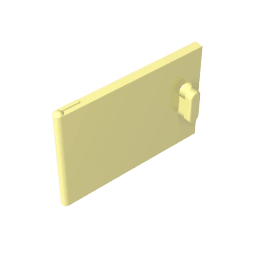Cupboard 2 x 3 x 2 Door #4533 Cupboard 2 x 3 x 2 Door #4533 - 29-Pale Yellow Lego Block Sets Alternative